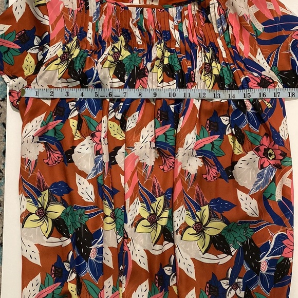 Anthropologie Dolan Left Coast Silk Short Sleeve Blouse - Picture 5 of 7